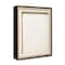 Stupell Industries Raccoon with Wood Fence Illustration Framed Floater Canvas Wall Art